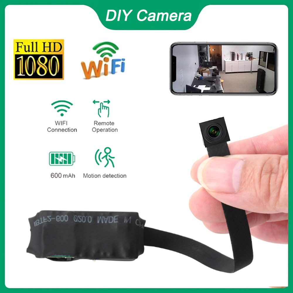 Home Security Hidden Cameras - DIY HD 1080P WiFi Mini Camera