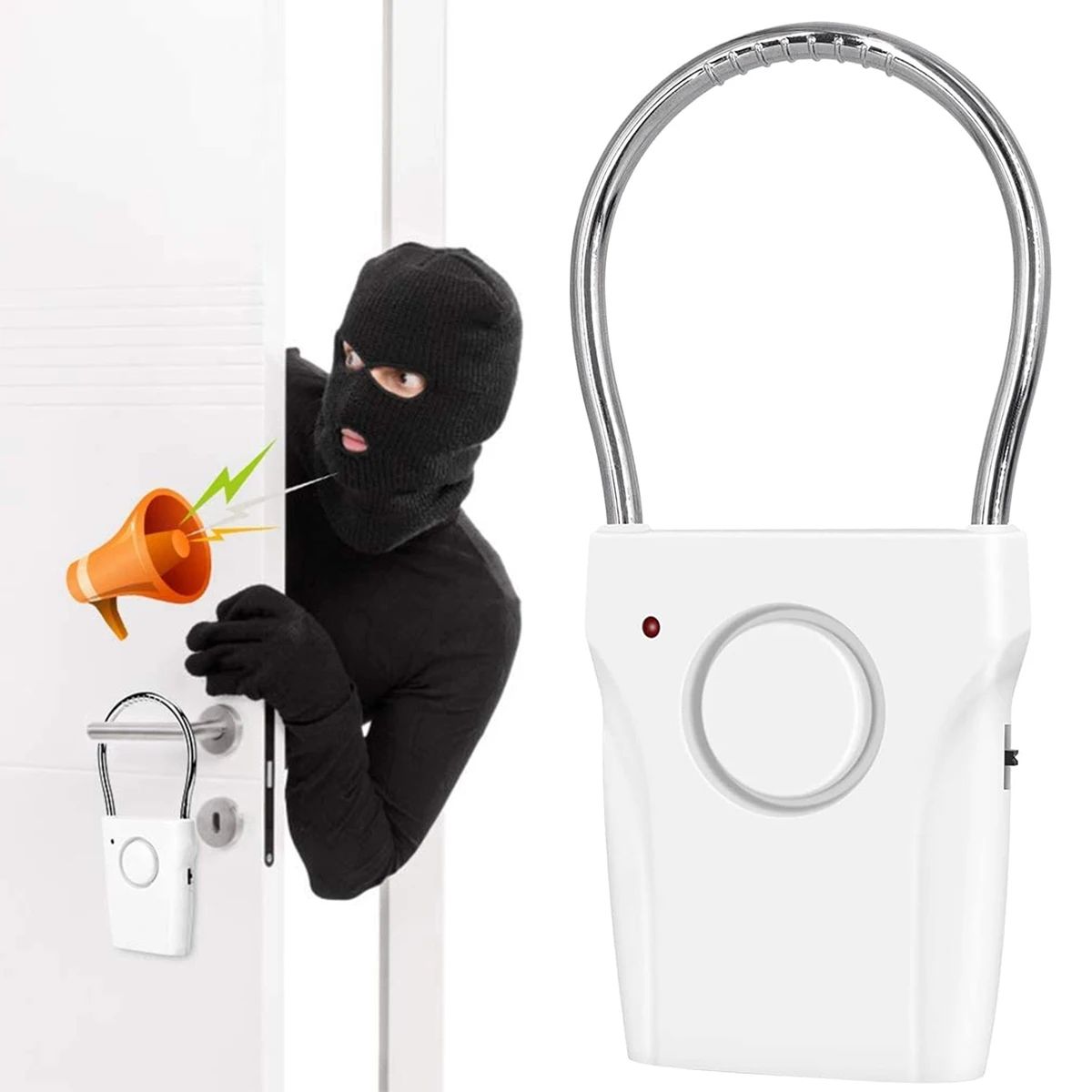 Door Wedge Alarm - Door Handle Alarm 110dB Door Security