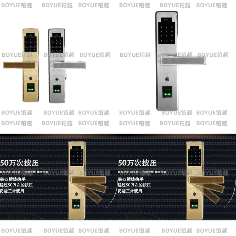 Home Security Lock System - Stainless Steel Smart Fingerprint Lock Electronic