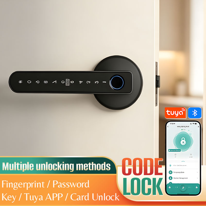 Home Security Lock System - Home Security Lever-handle Lock Security Door