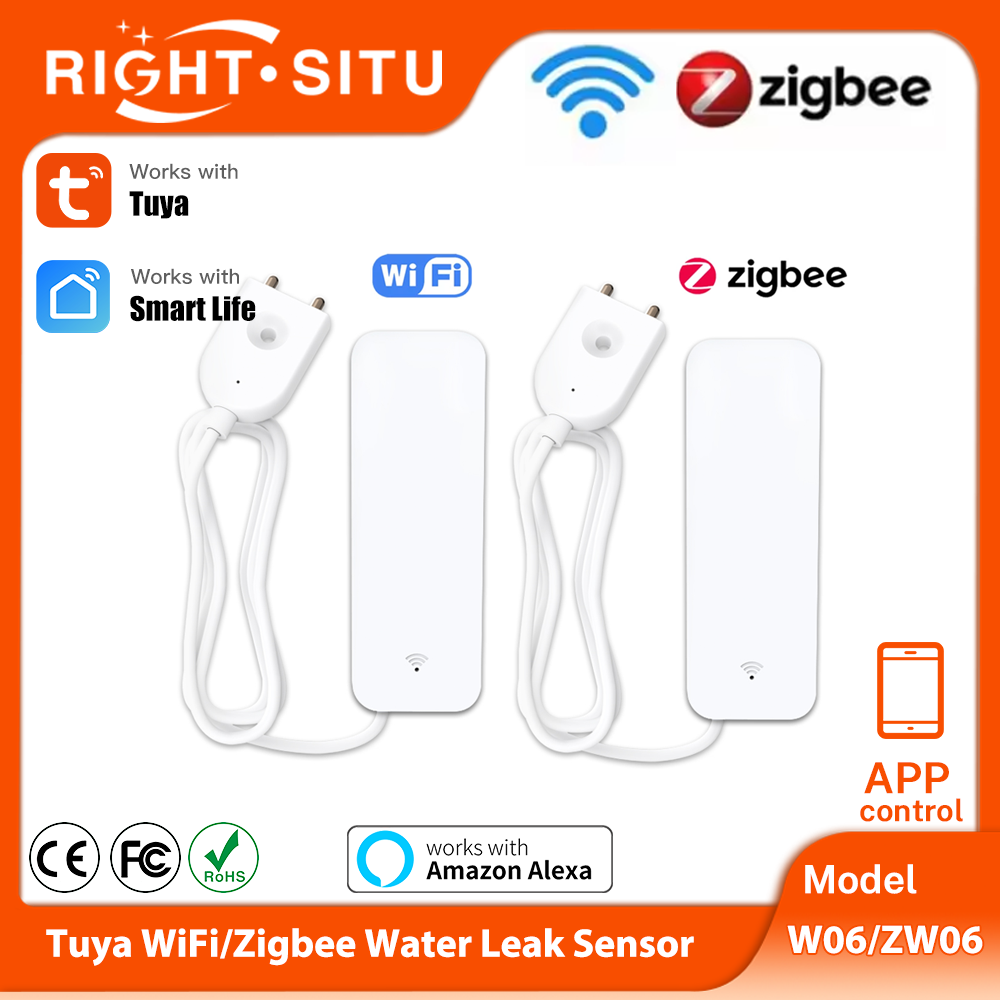 Home Security Home Assistant - Tuya WiFi Zigbee Water Sensor Smart