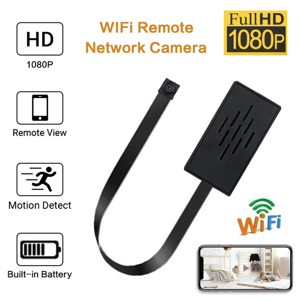 Home Security Hidden Cameras - Mini HD-1080P Wireless DIY WiFi Camera