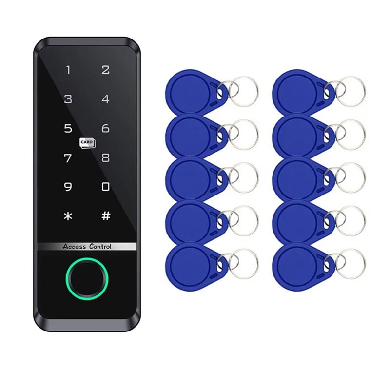 Home Security Lock System - B08B-RFID Keypad Electronic Gate Opener Tuya