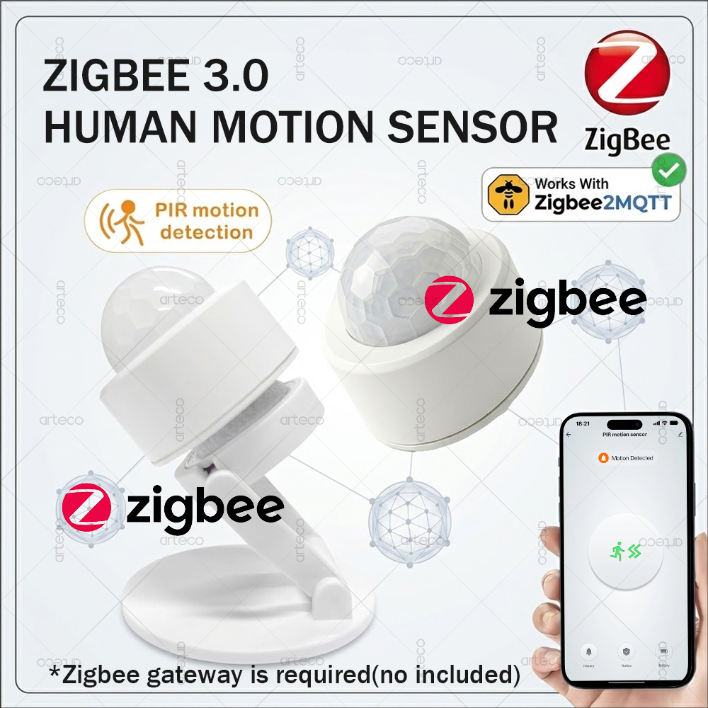 Home Security Home Assistant - Zigbee 3.0 Mini PIR Motion Sensor