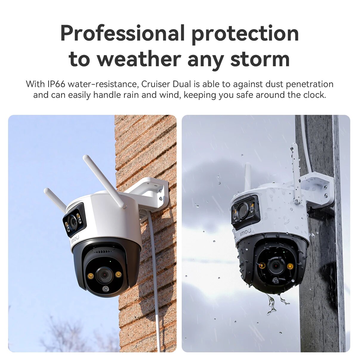 Home Security Camera - IMOU Outdoor PT Security Camera -