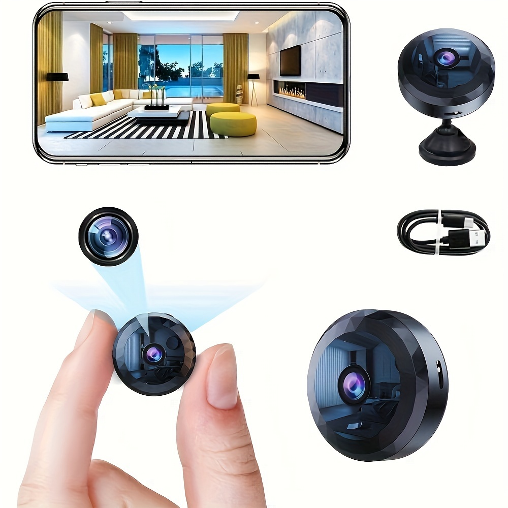 Home Security Hidden Cameras - Wireless Mini WiFi Security Camera with