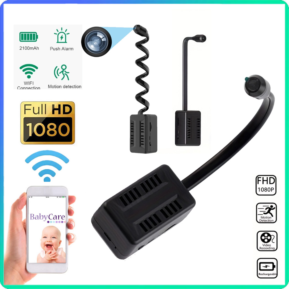 Home Security Hidden Cameras - 1080P DIY Mini Wifi Camera 32GB