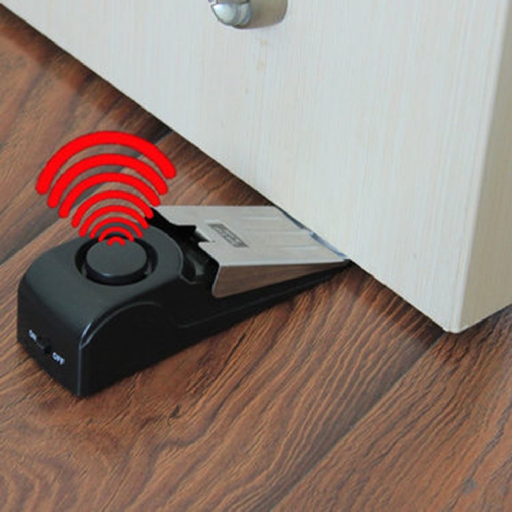 Door Wedge Alarm - 125 DB Anti-theft Burglar Stop System