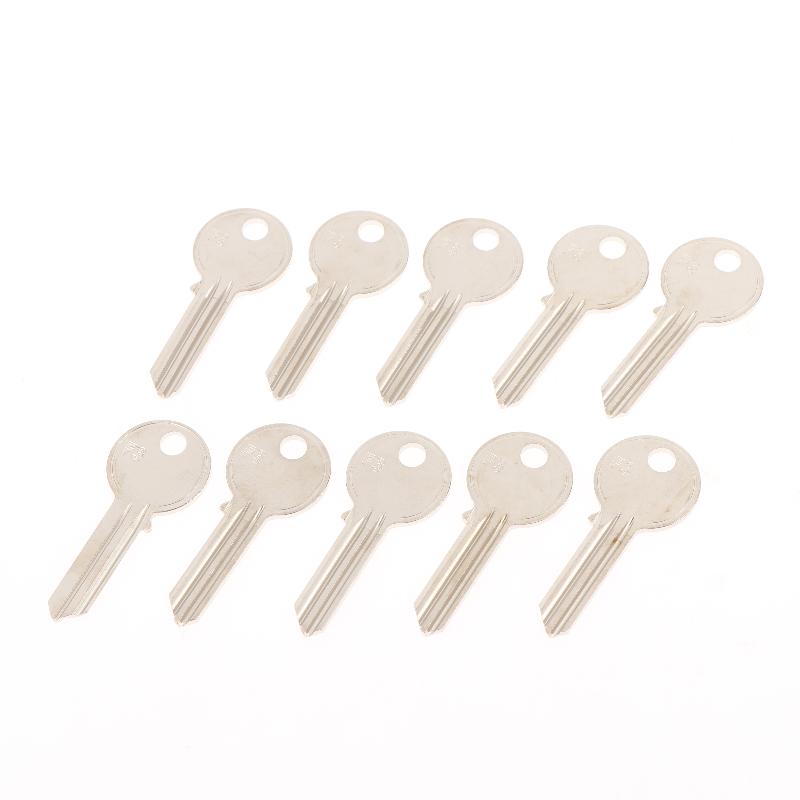 Home Security Gate - 10Pcs F3 Double Slot Key Blanks