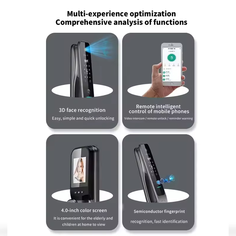 HX5 Smart Door Lock 3D Face Re - Home Security Camera review and price