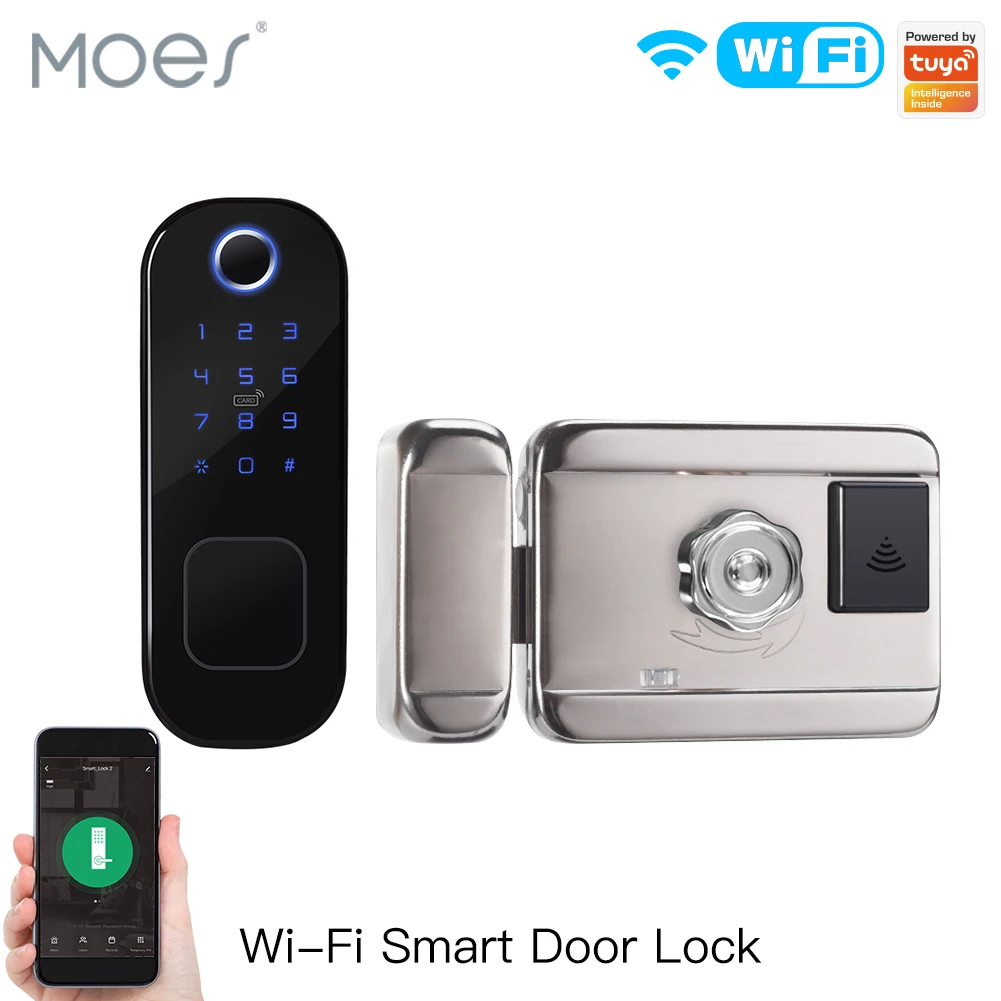 MOES WiFi Tuya Smart Lock Door - Home Security Gate review and price