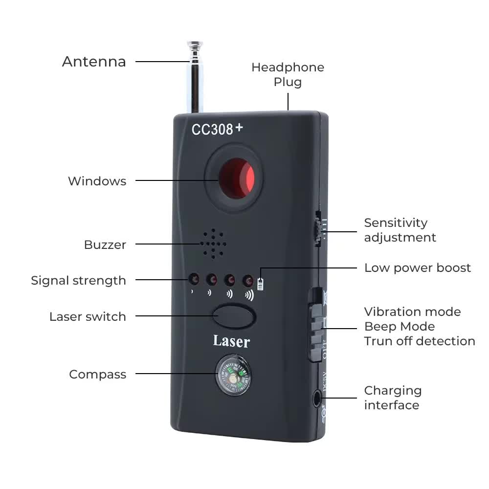 CC308 Portable Hidden Camera D - Home Security Hidden Cameras review and price