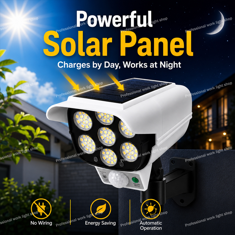 77 LED Solar Dummy Security Ca - Home Security Yard Sensors review and price