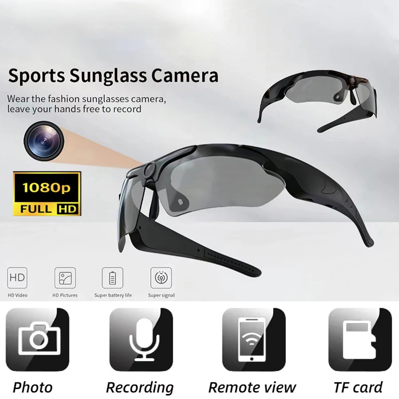 1080P HD Camera Smart Glasses  - Home Security Camera review and price