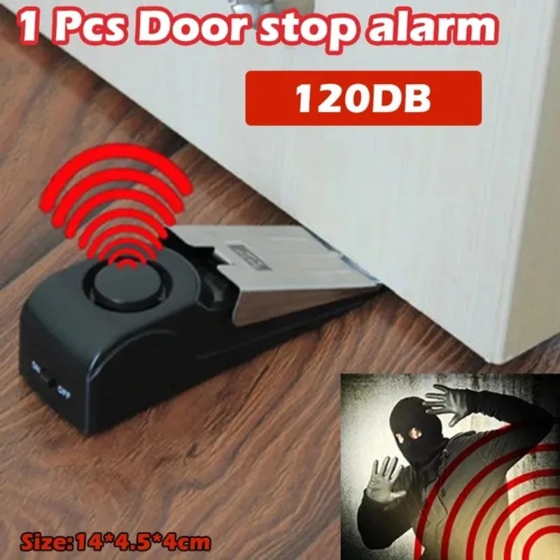 New 120dB Door Stop Alarm Syst - Door Wedge Alarm review and price