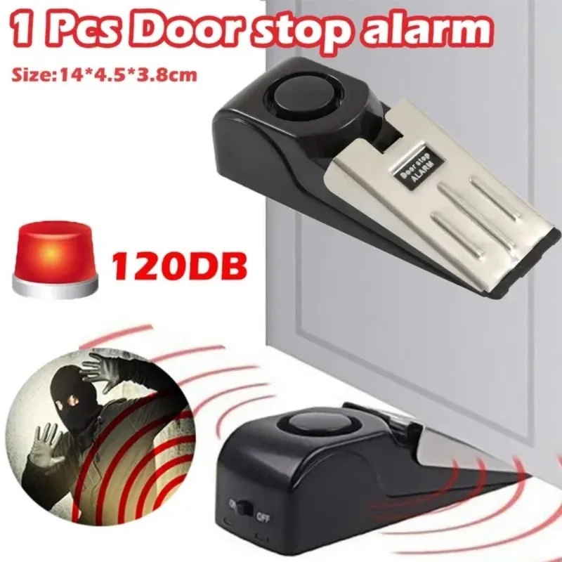 New 120dB Door Stop Alarm Syst - Door Wedge Alarm review and price