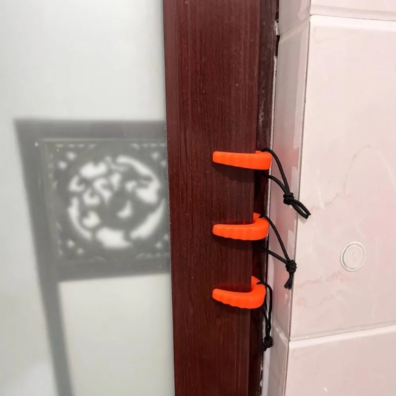 Easy to Use Rubber Door Jam Fi - Door Wedge Alarm review and price