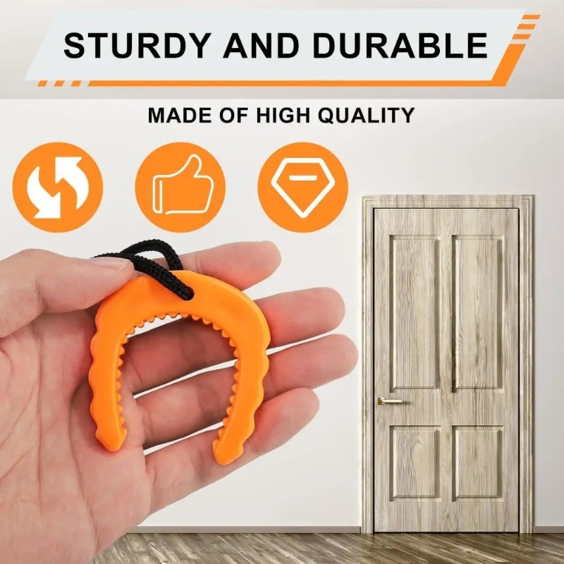 Easy to Use Rubber Door Jam Fi - Door Wedge Alarm review and price