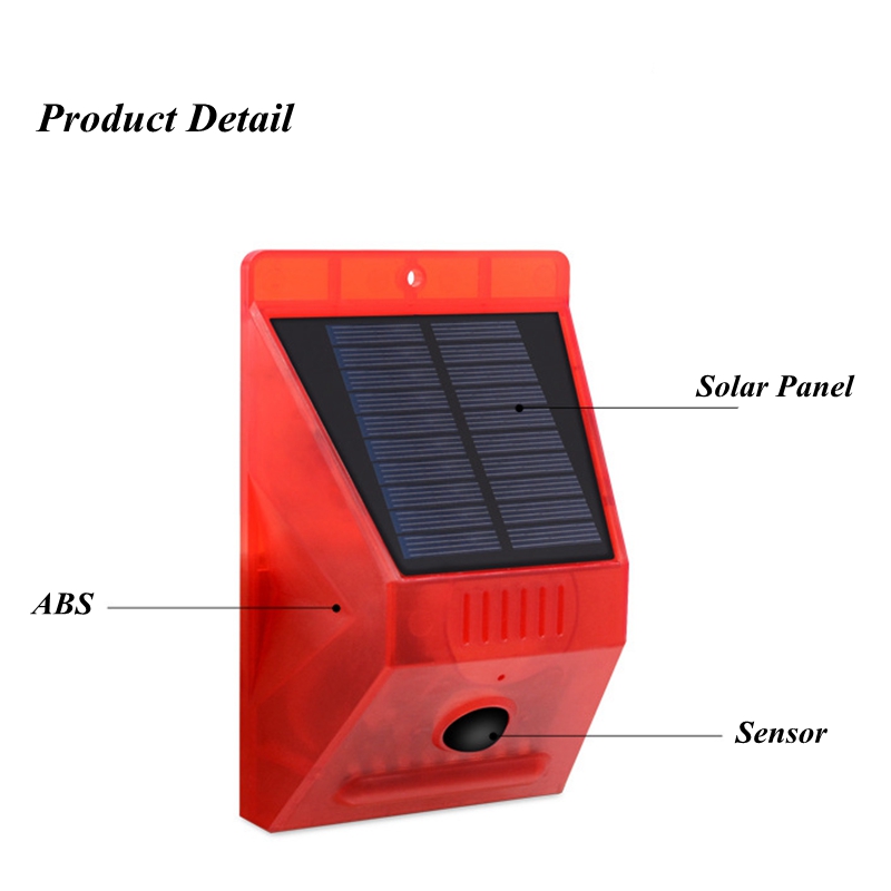 Solar Alarm Lamp Remote Contro - Home Security Yard Sensors review and price