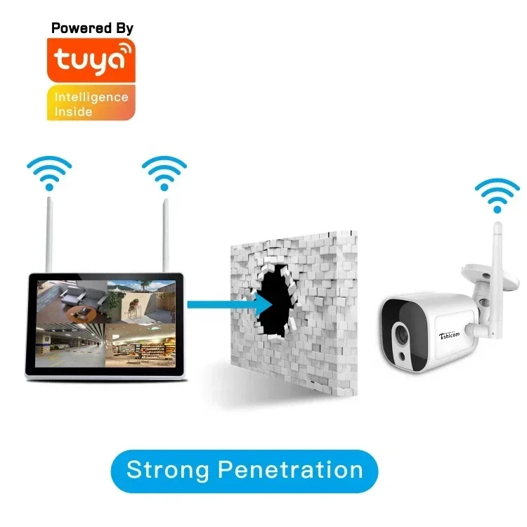 TUYA Smart Wi-Fi 4CH NVR Kit 1 - Home Security Kit With Camera review and price