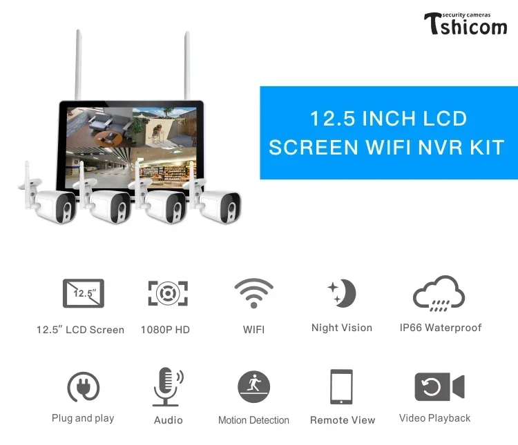 TUYA Smart Wi-Fi 4CH NVR Kit 1 - Home Security Kit With Camera review and price