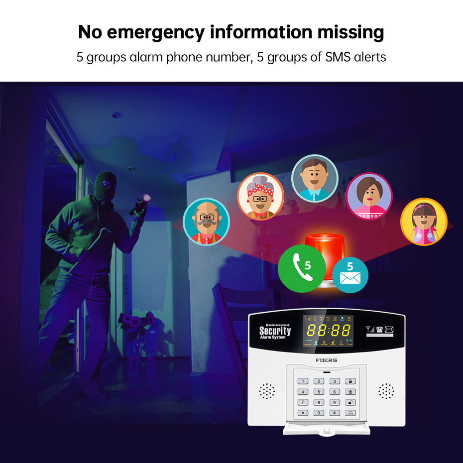 Fuers Tuya Smart Alarm System  - Home Security Number review and price