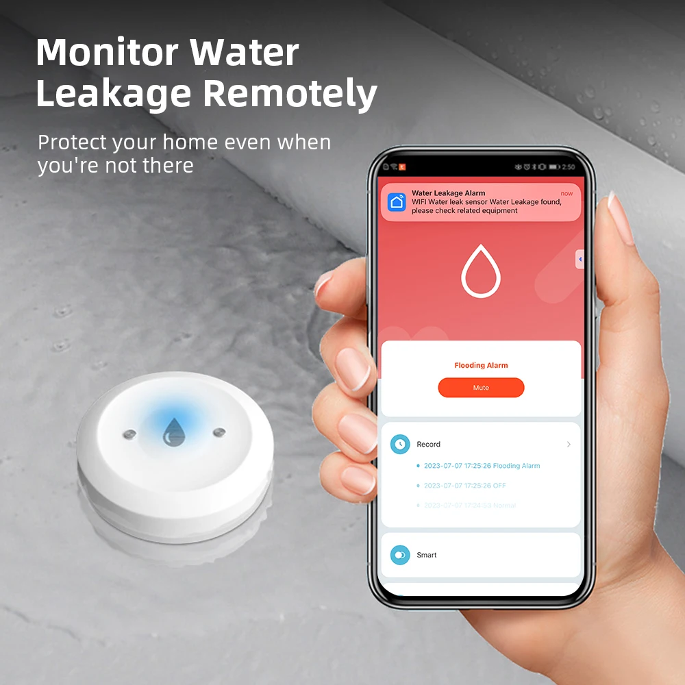 Zigbee3.0 Smart Water Leak Sen - Home Security Home Assistant review and price