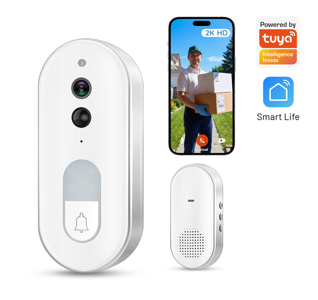 Tuya Smart Video Doorbell Wire - Home Security Monitoring System review and price