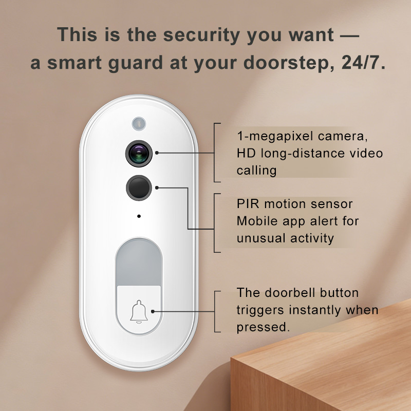 Tuya Smart Video Doorbell Wire - Home Security Monitoring System review and price