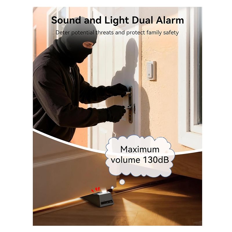 AB34-Door Stop Alarm, Door Sto - Door Wedge Alarm review and price