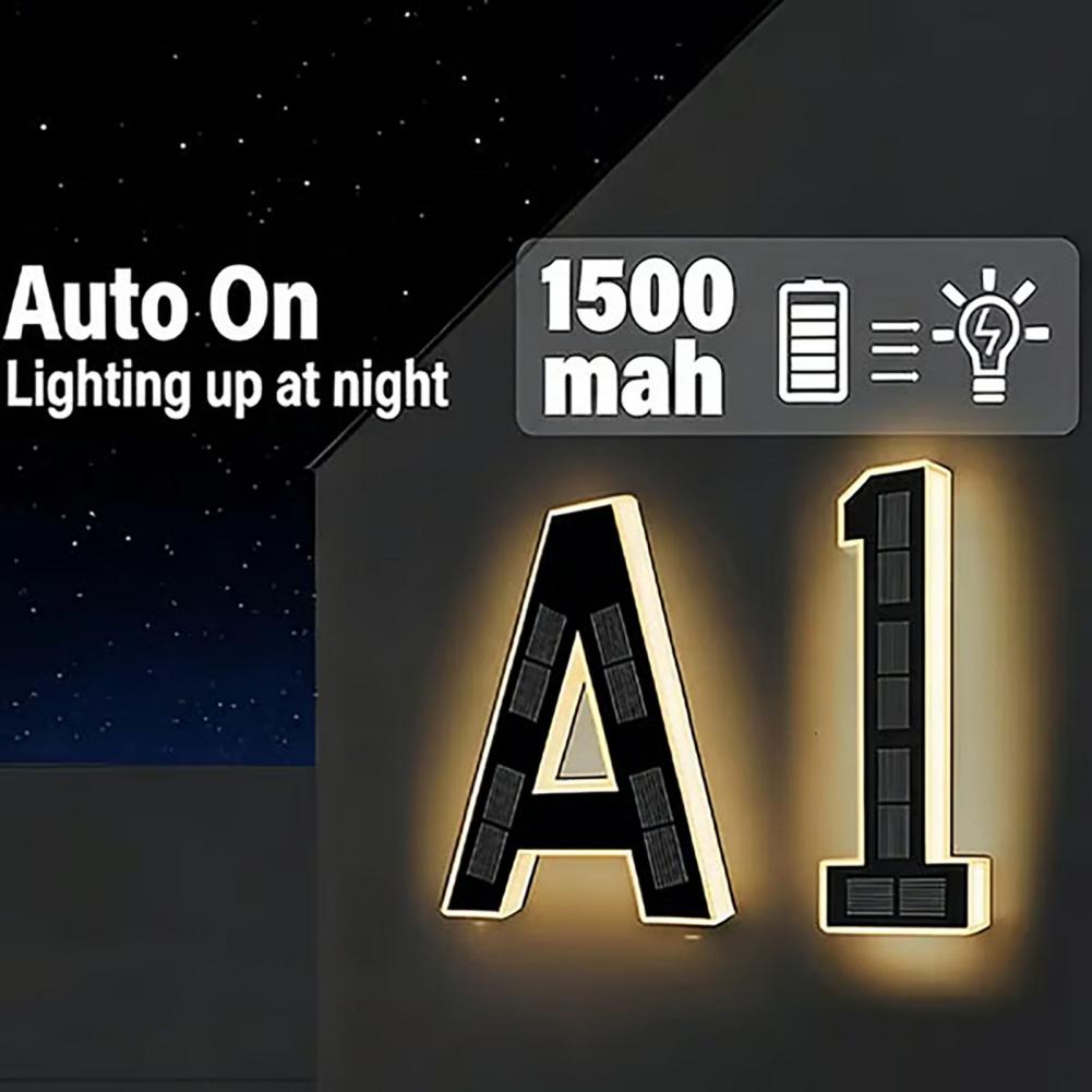 Solar Powered House Number Sig - Home Security Number review and price