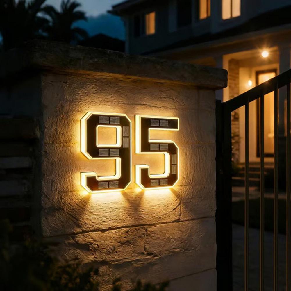 Solar Powered House Number Sig - Home Security Number review and price