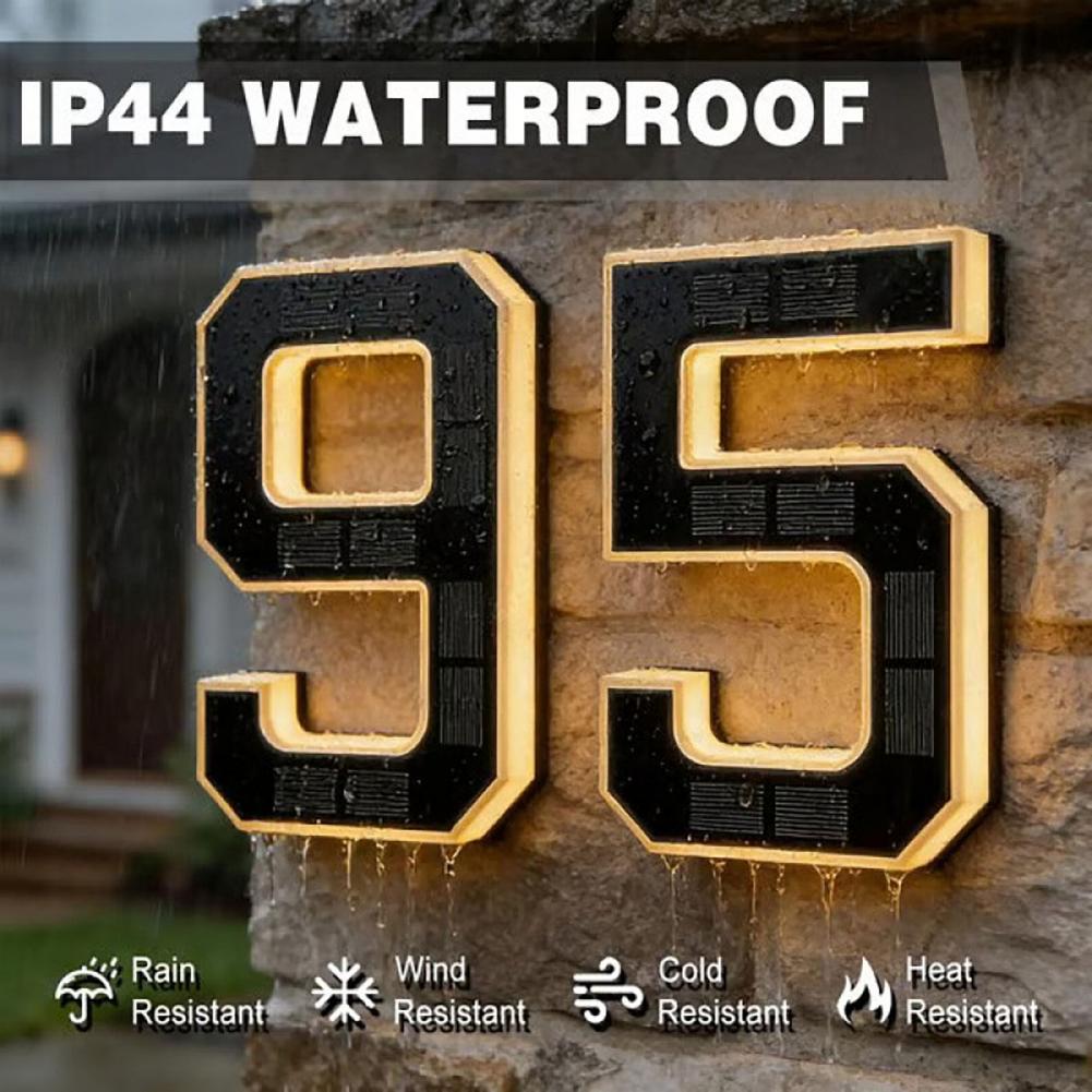 Solar Powered House Number Sig - Home Security Number review and price