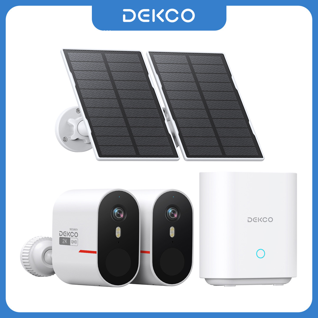 Dekco 3MP WiFi Solar Camera Sy - Home Security Camera System review and price