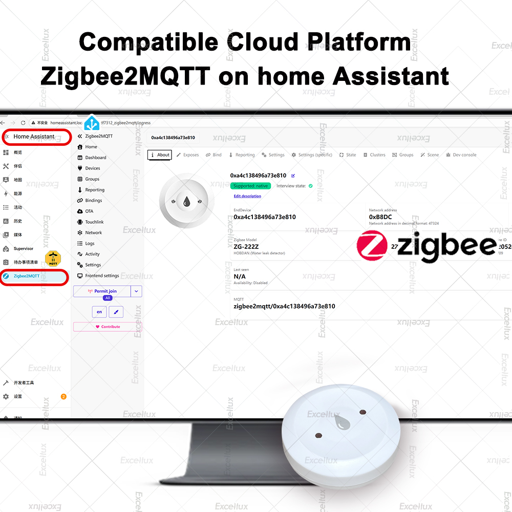 Zigbee Water Detector Leakage  - Home Security Home Assistant review and price