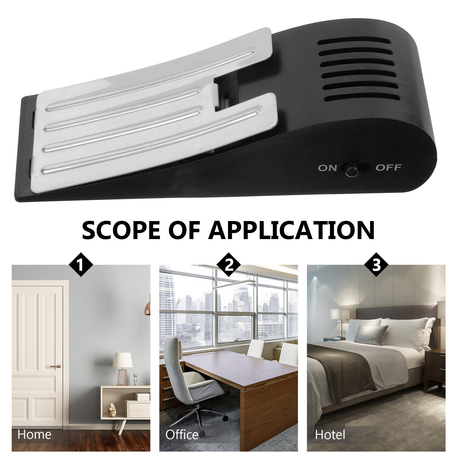 Door Stop Alarm Wedge High Dam - Door Wedge Alarm review and price