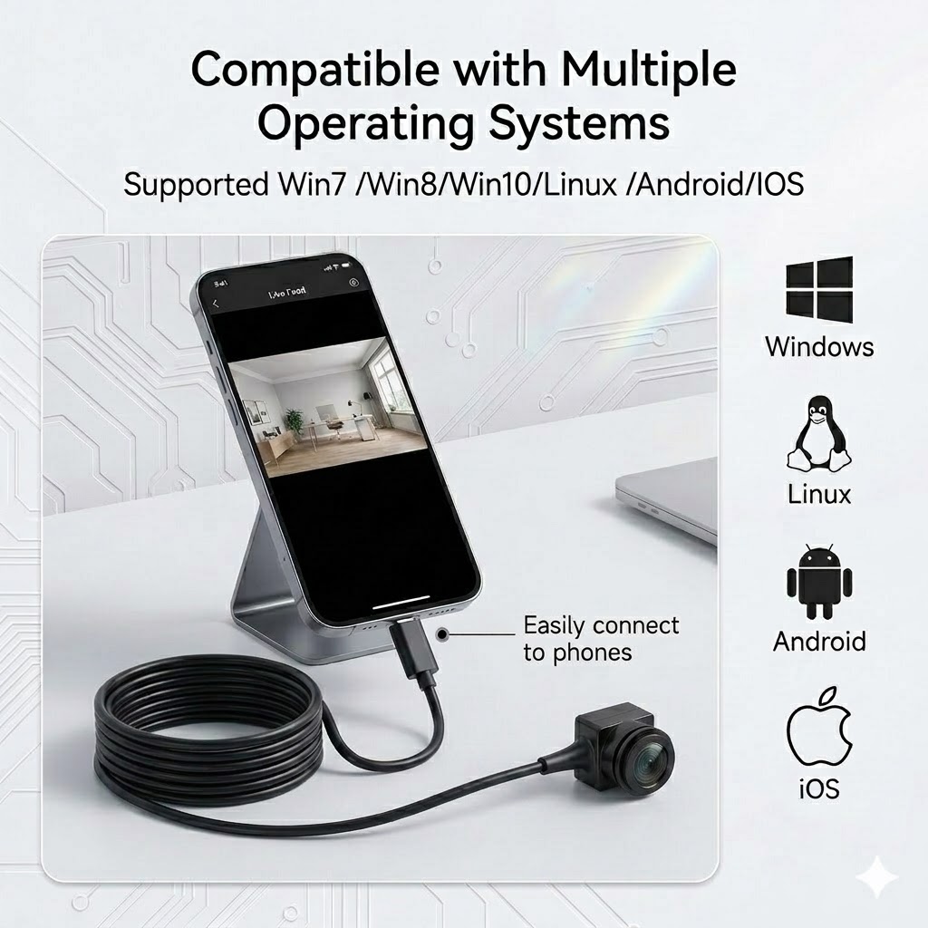 USB Type-C Mini Webcam with Mi - Home Security Hidden Cameras review and price