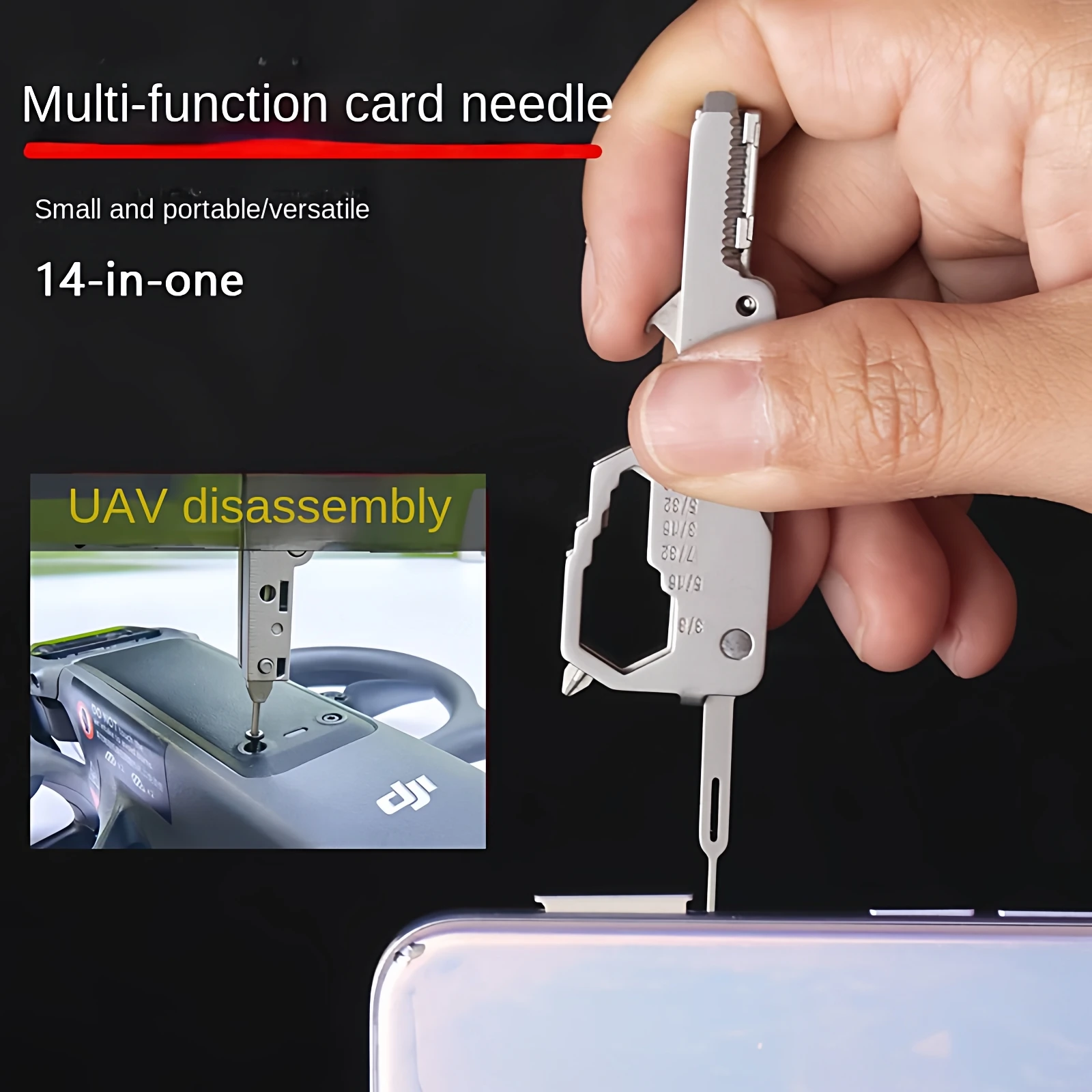 Mini Multifunctional Keychain  - Drone Security Home review and price