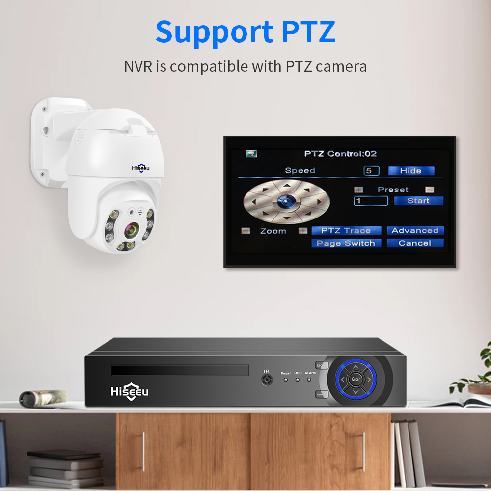 Hiseeu 4CH 10CH 16CH 4K 8MP 5M - Home Security Camera review and price