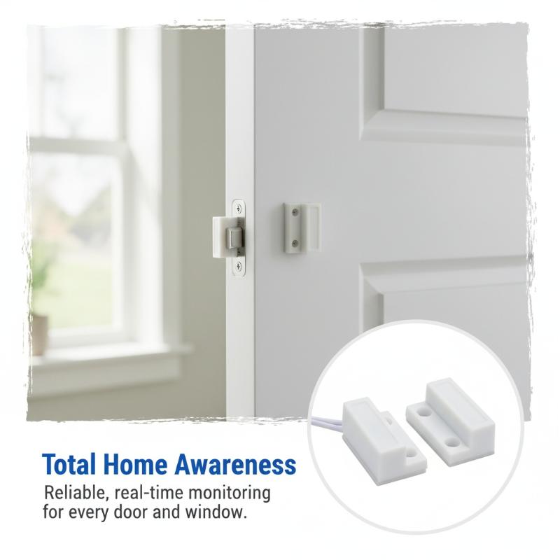 Wired Door Window Magnetic Sen - Home Security Yard Sensors review and price
