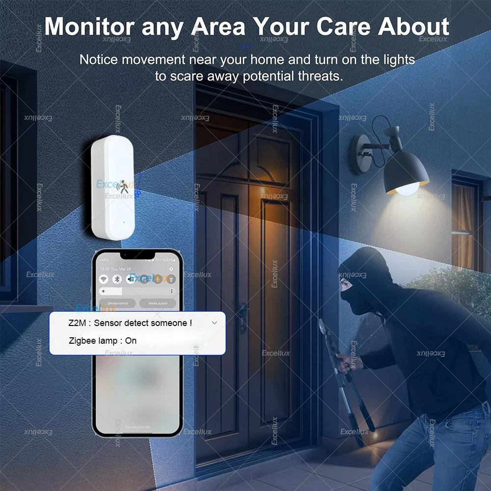 Smart ZigBee Motion Sensor Rad - Home Security Home Assistant review and price