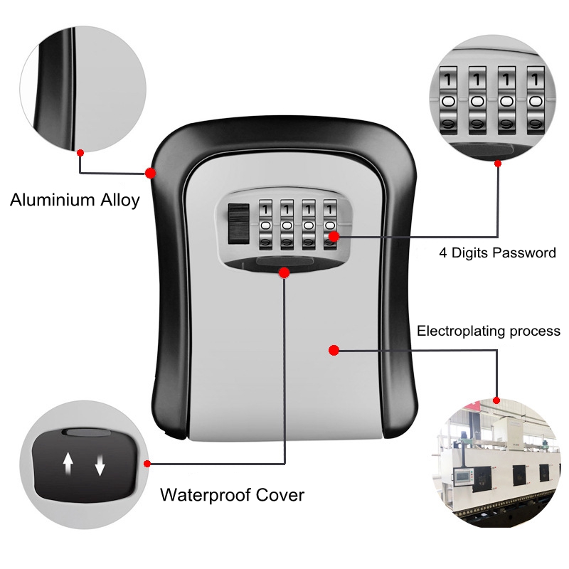 Waterproof Password Key Storag - Home Security Lock System review and price