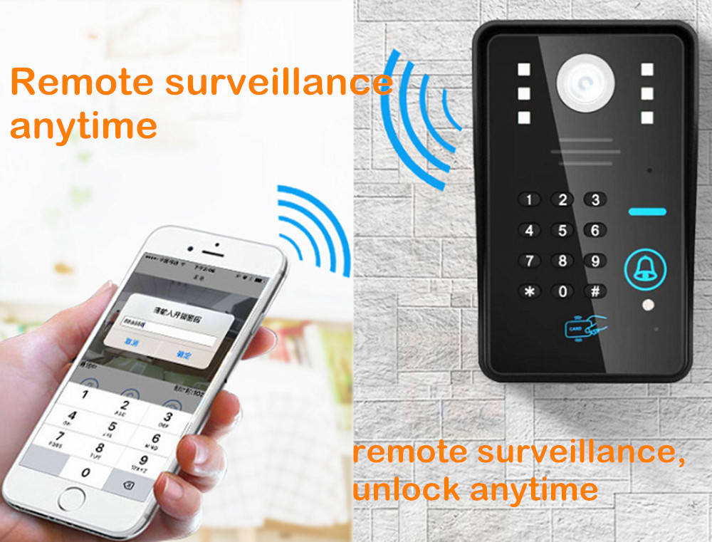 IP wifi video doorbell camera  - Home Security Lock System review and price