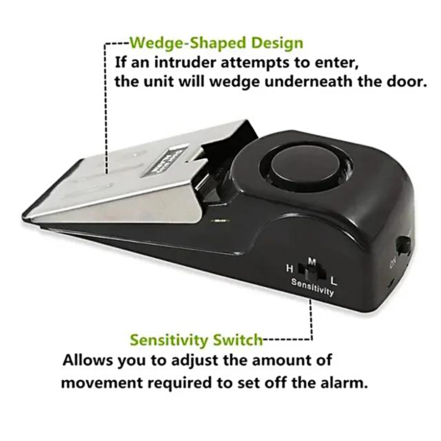 Door Stop Alarm, Door Stopper  - Door Wedge Alarm review and price