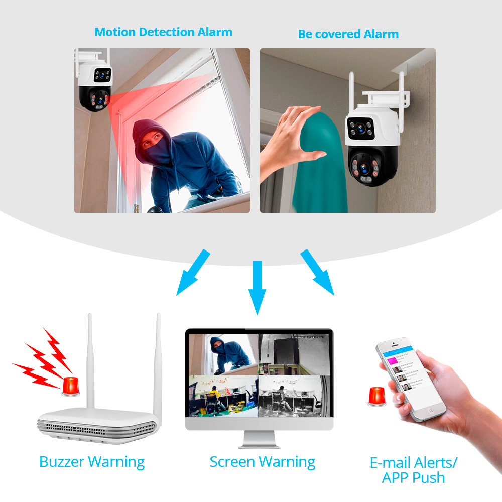KERUI Waterproof 6MP HD Wirele - Home Security Camera System review and price