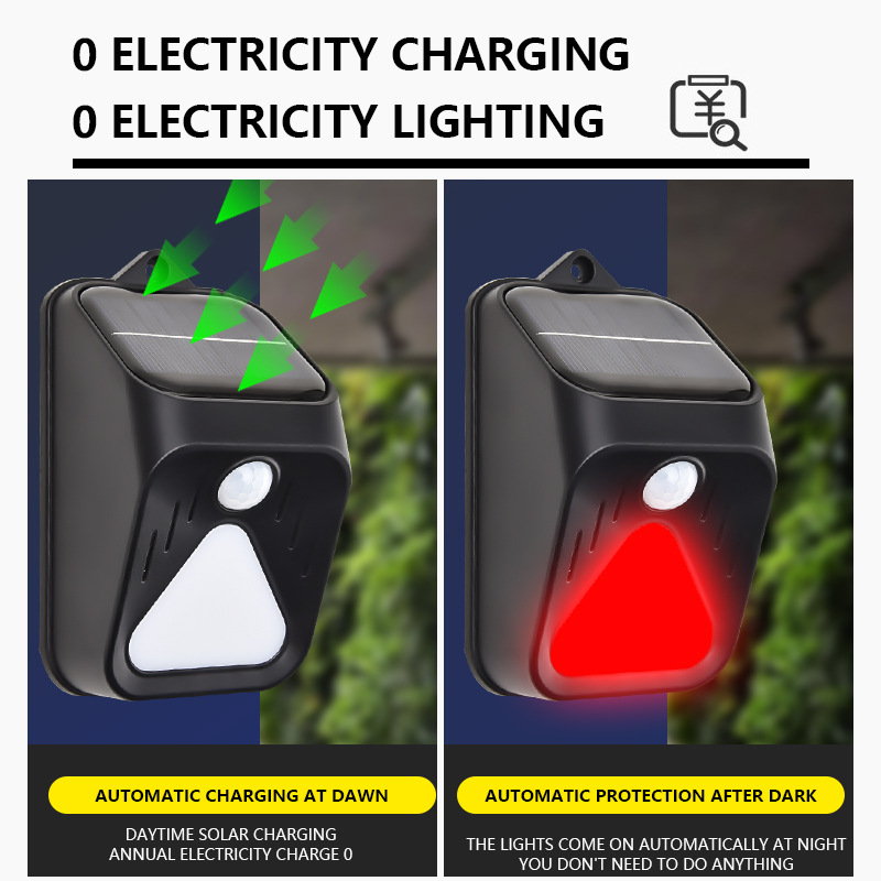 Waterproof Solar Powered Alarm - Home Security Yard Sensors review and price