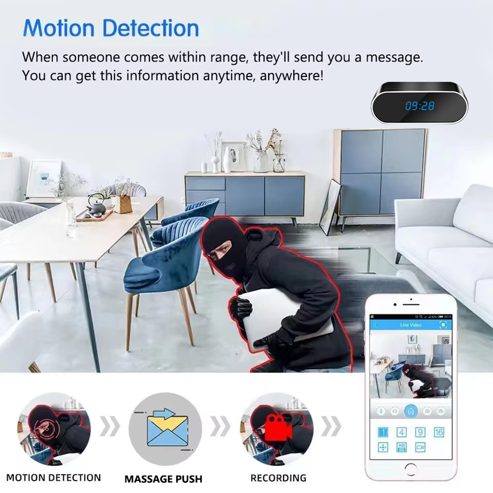 New Upgraded and Improved 4KHD - Home Security Hidden Cameras review and price
