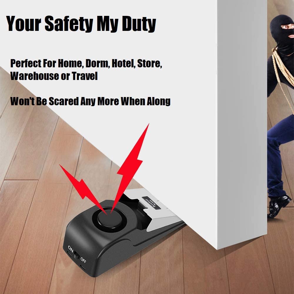 1Pc Door Stopper Alarm Portabl - Door Wedge Alarm review and price