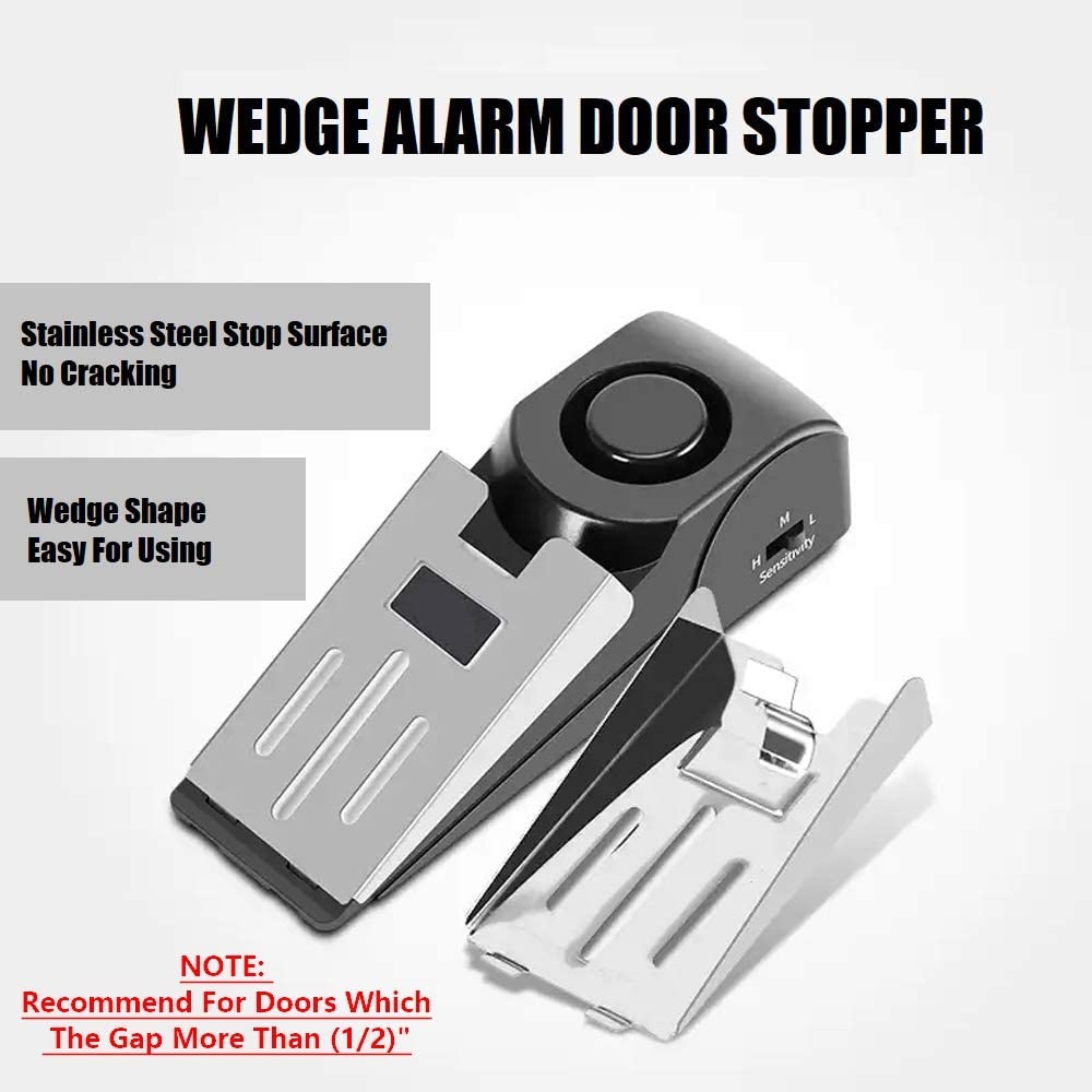 1Pc Door Stopper Alarm Portabl - Door Wedge Alarm review and price