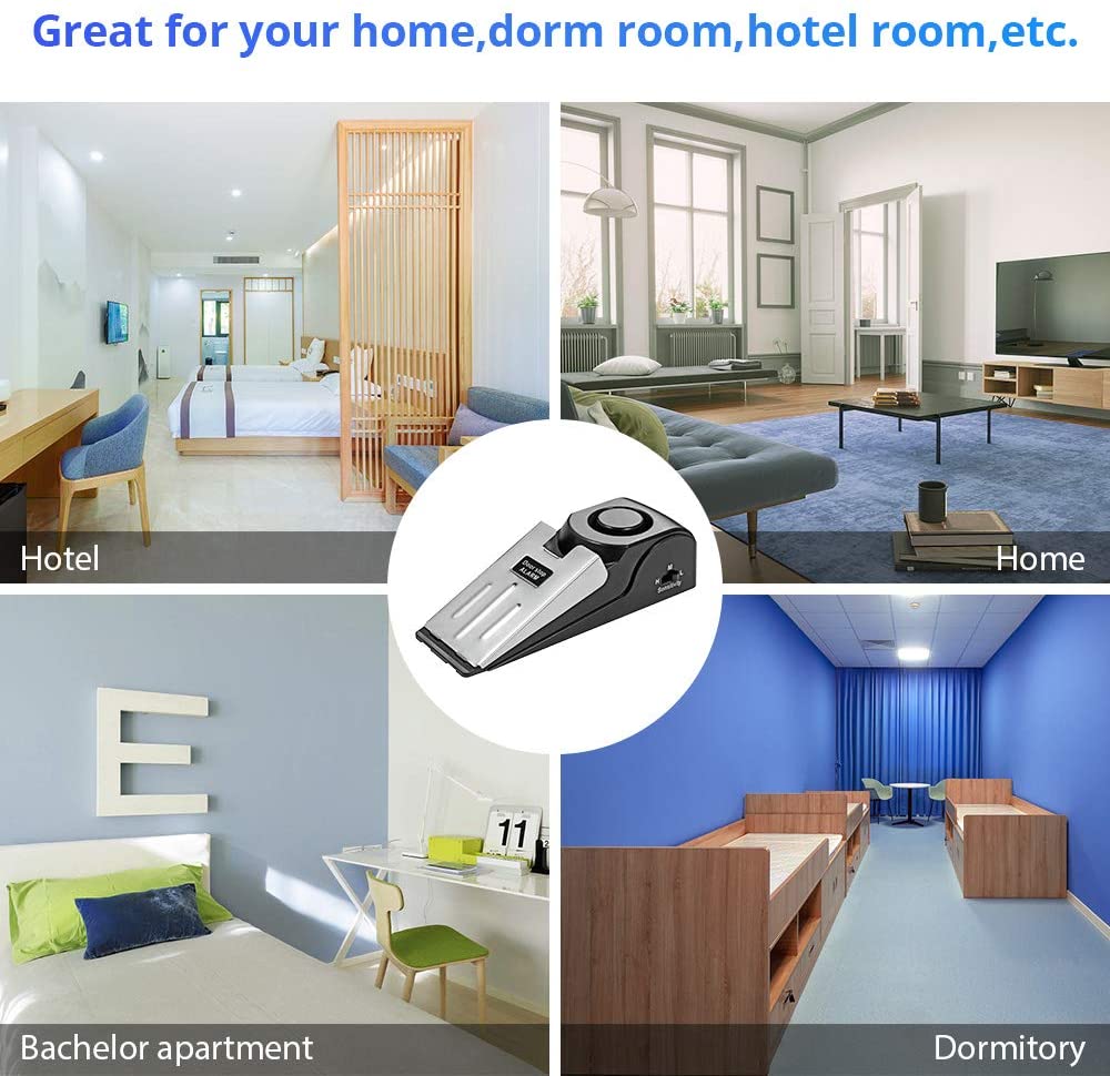 1Pc Door Stopper Alarm Portabl - Door Wedge Alarm review and price